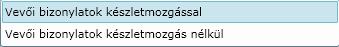 ekalmar bizonylattipusok valasztas