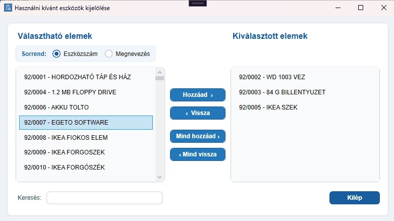 eszkozokKijeloleseListaknal